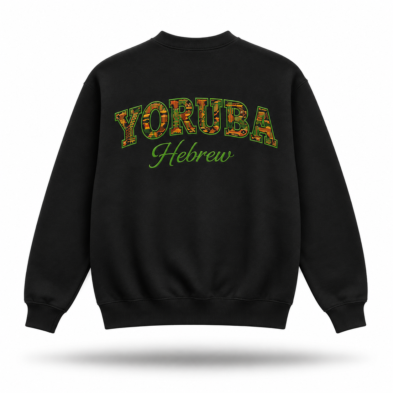 YORUBA Hebrew Graphic Sweatshirt